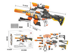 B/O Diy Soft Bullet Gun Set