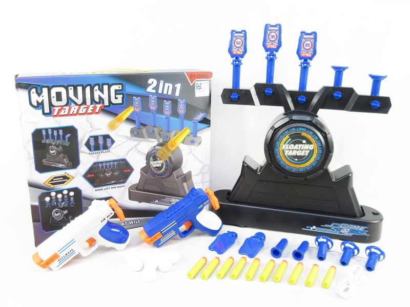 2in1 B/O Soft Bullet Gun Set toys