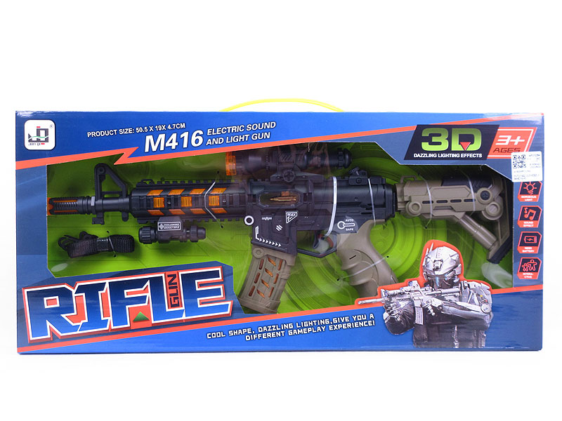 B/O Gun W/L_S toys