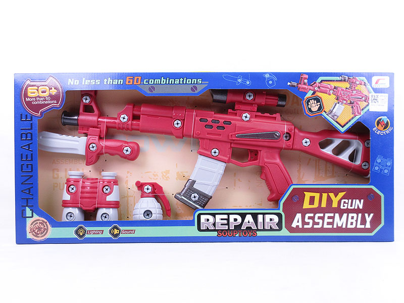 B/O Diy Gun Set toys