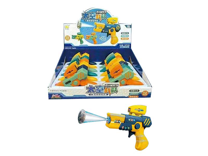 B/O Gun W/L_S(12in1) toys