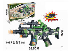 B/O 8 Sound Gun W/Infrared toys