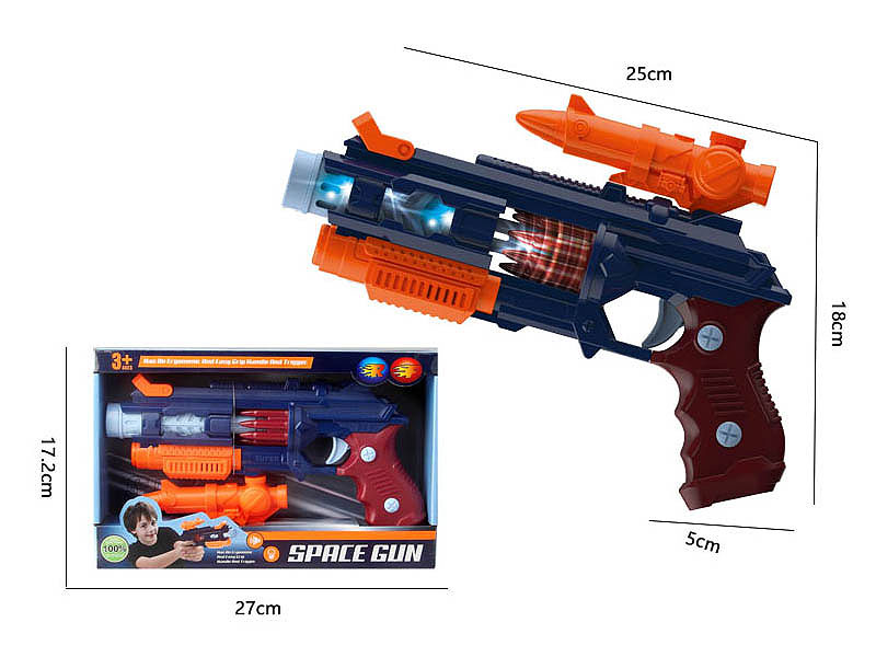 B/O Telescopic Gun W/L_S toys