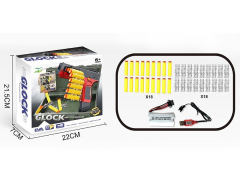 黑色格洛克电动弹链软弹枪