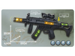 电动振动枪带灯光声音