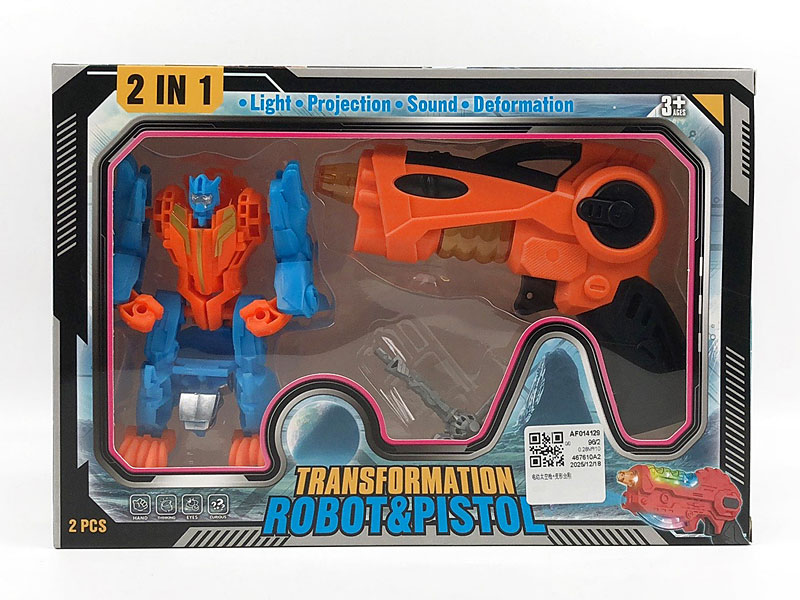 B/O Gun & Transforms Robot toys