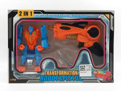 B/O Gun & Transforms Robot toys