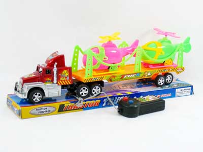 Wire Control Trck Tow Free Wheel Helicopter(3C) toys