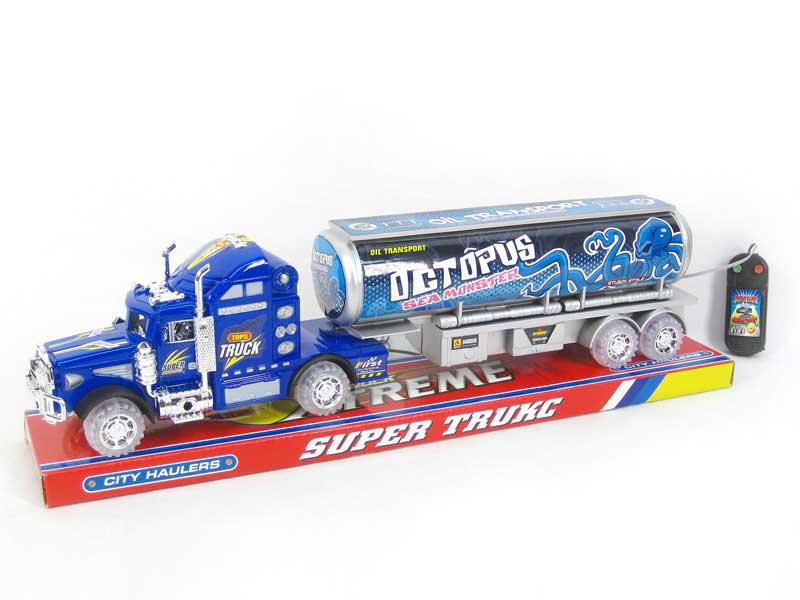 Wire Control Tank Truck W/L_M(3C) toys