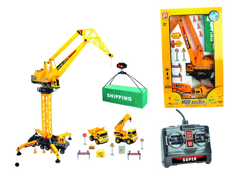 Wire Control Construction Car 8Ways W/L toys