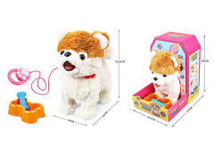 Wire Controlled  Plush Leash Pet Dog Set toys