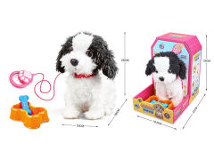Wire Controlled  Plush Leash Pet Dog Set