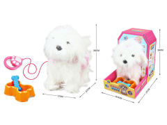 Wire Controlled  Plush Leash Pet Dog Set toys