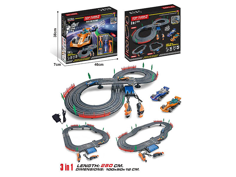 1:43 Wire Control Track Racing Car toys