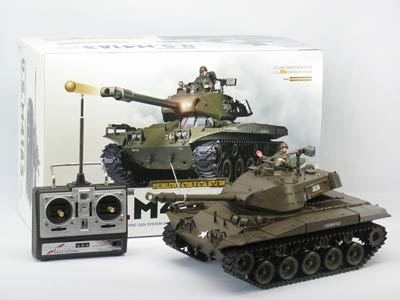 2.4G 1:16 RC Tank with smoking, lighting and sound- U.S. M41A3 toys