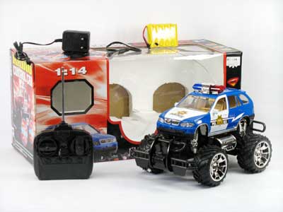 R/C Police Car 4Ways W/Charge toys