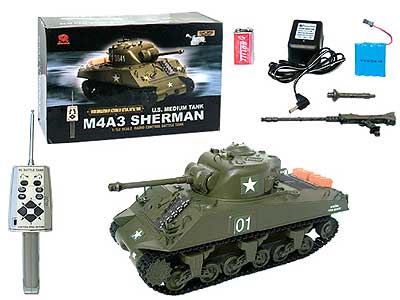 2.4G 1:30  MP4A3 R/C Tank W/Charge toys