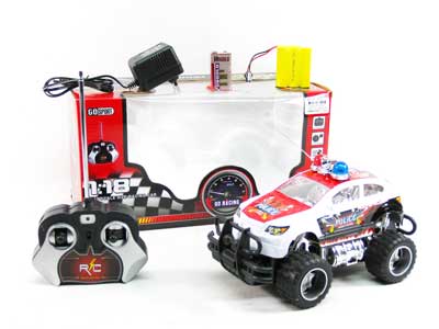 R/C Police Car 4Way  W/L toys