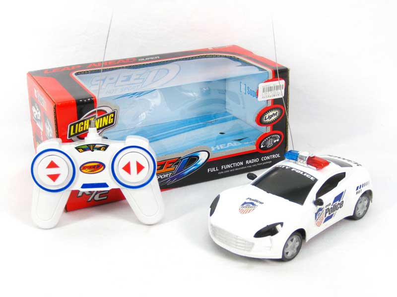 R/C Police Car 4Way Car  W/L toys