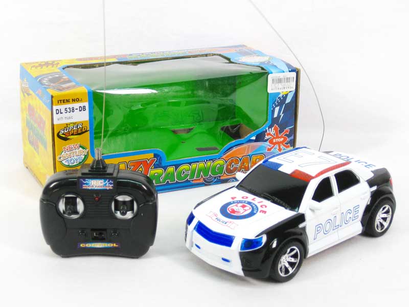R/C Police Car 4Ways W/L_M toys