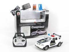 R/C Police Car  4Ways W/L(2C)