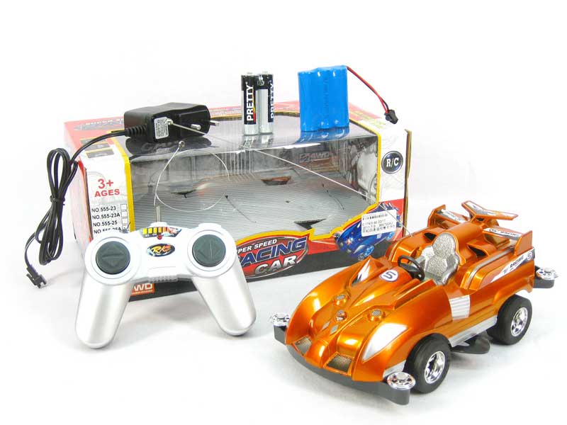 R/C Racing Car 4Way W/L_Charge toys