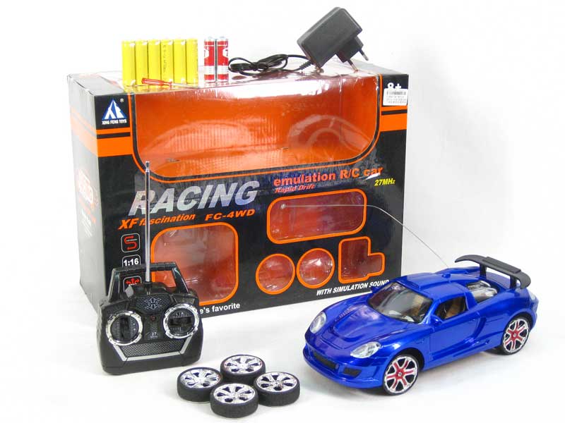 1:16 R/C Car 4Ways W/Charger toys