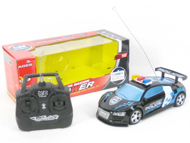 R/C Police Car 4Ways W/L toys