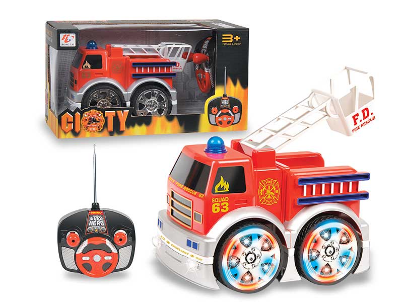 R/C Fire Engine 4Ways W/L_M toys