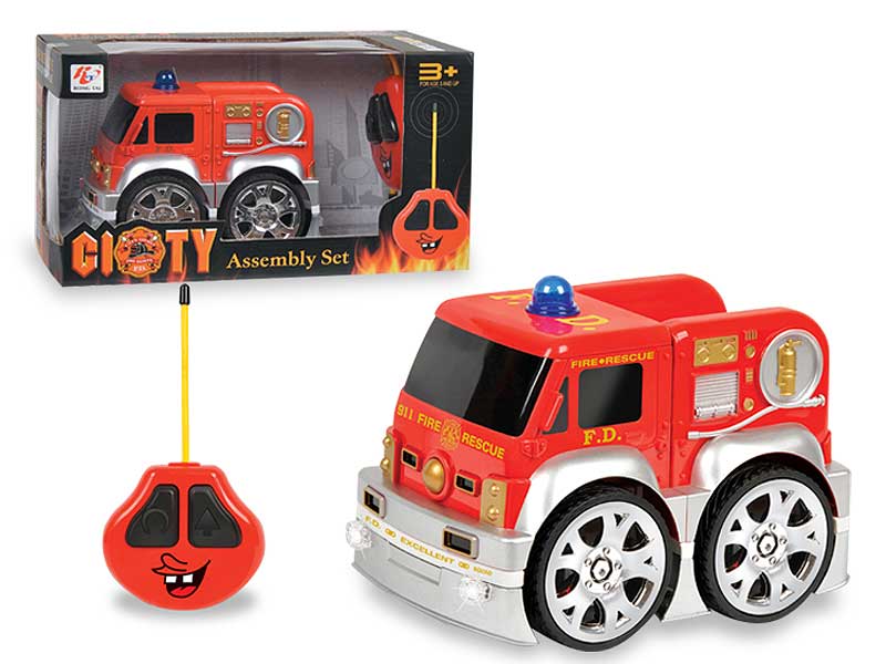 R/C Fire Engine 2Ways W/L toys