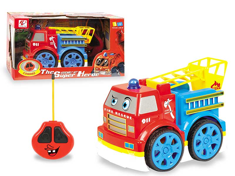 R/C Fire Engine Car 2Ways W/L_M toys
