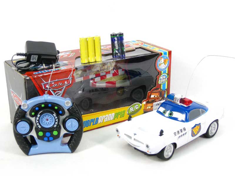 R/C Police Car 4Ways W/L_Charge toys