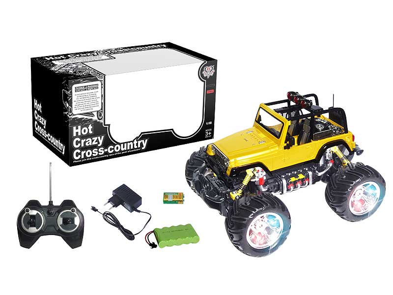 R/C Cross-country Car 4Ways W/Charge(2C) toys