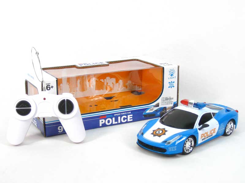 R/C Police  4Way Car  W/L toys