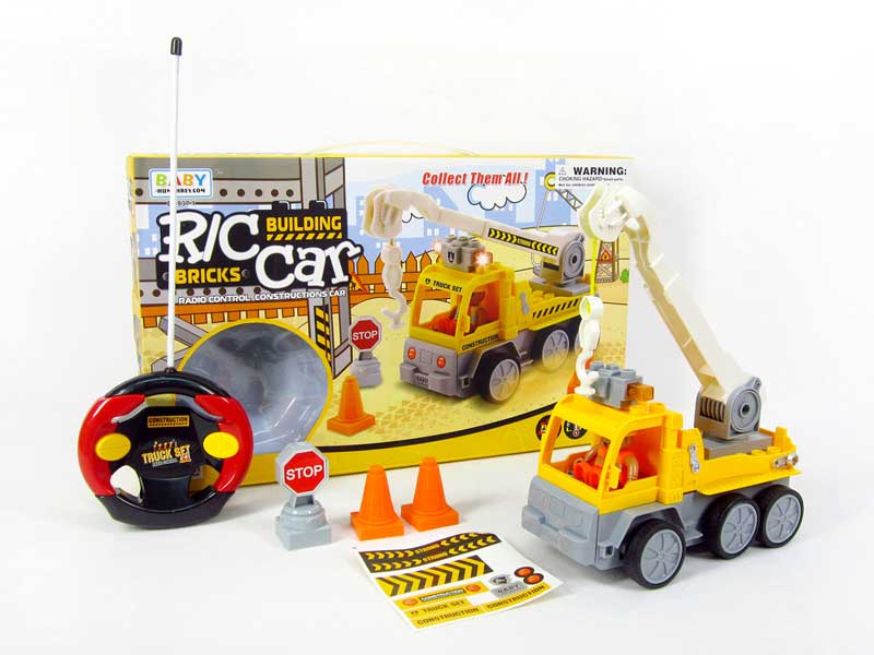 R/C Block Construction Car toys