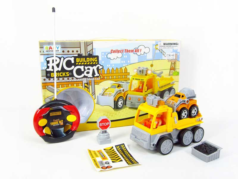 R/C Block Construction Car toys