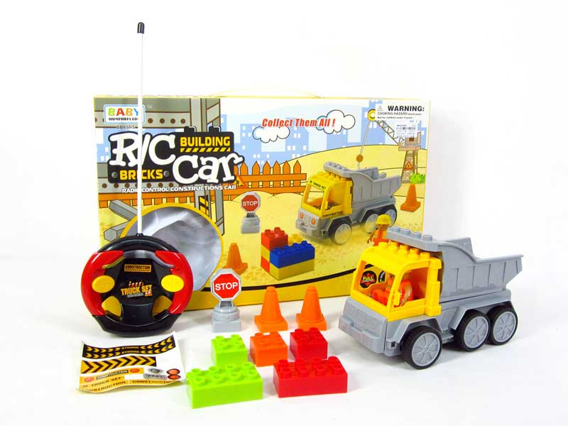 R/C Block Construction Car toys