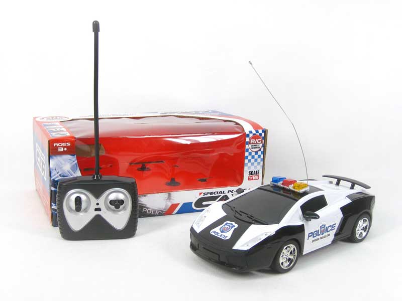R/C Police  4Way Car  W/L toys