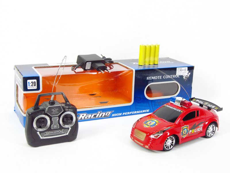 R/C Police Car 4Ways W/Charge(2C) toys