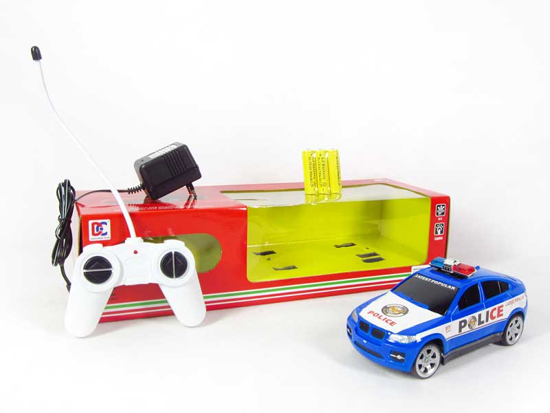 R/C Police Car 4Ways W/L_Charger toys