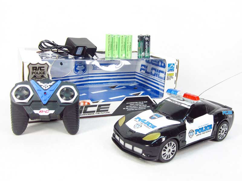 1:20 R/C Police Car 4Ways W/Charge(2S) toys