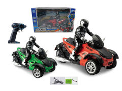 2.4G 1:10 R/C Motorcycle 4W W/Charger(2C)