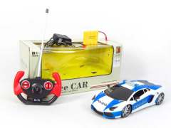 1:16 R/C Police Car 4Ways W/Charger toys