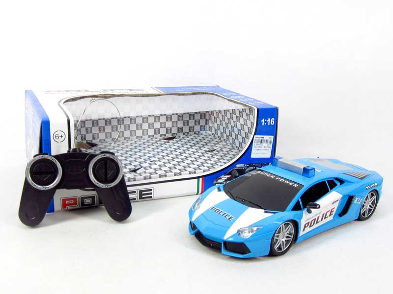 1:16 R/C Police Car 4Ways(2C) toys