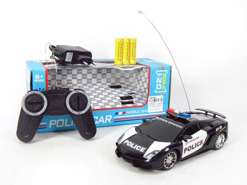 1:20 R/C Police Car 4Ways(2C) toys