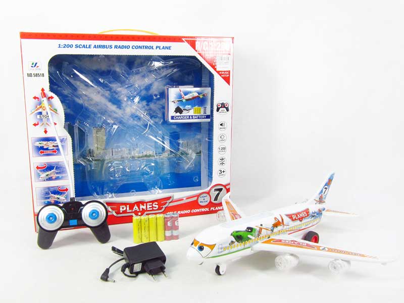 R/C Airplane 4Way W/L_M toys
