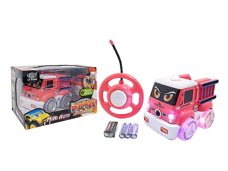 R/C Fire Engine 2Ways W/L_M(2C) toys