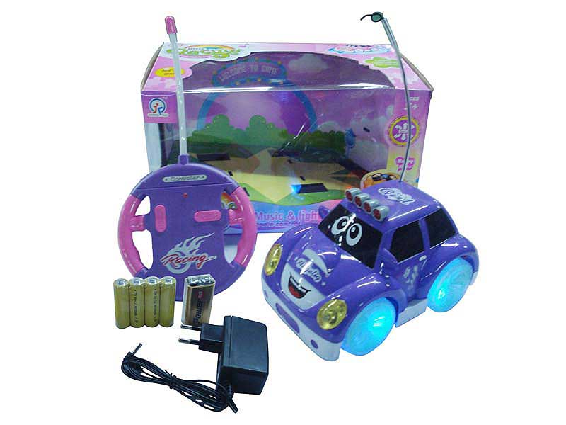 R/C Cartoon Car 4Ways W/L_M(2C) toys