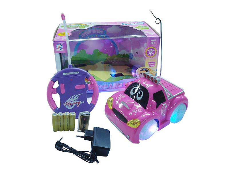 R/C Cartoon Car 4Ways W/L_M(2C) toys