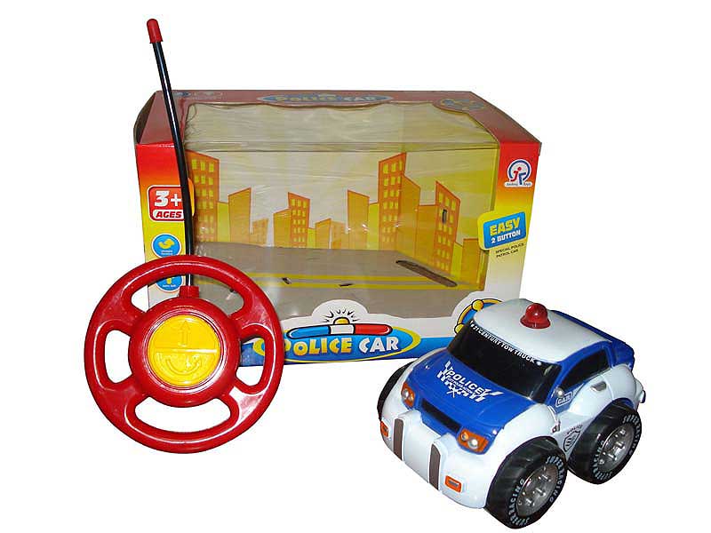 R/C Police Car 2Ways E/L(2C) toys